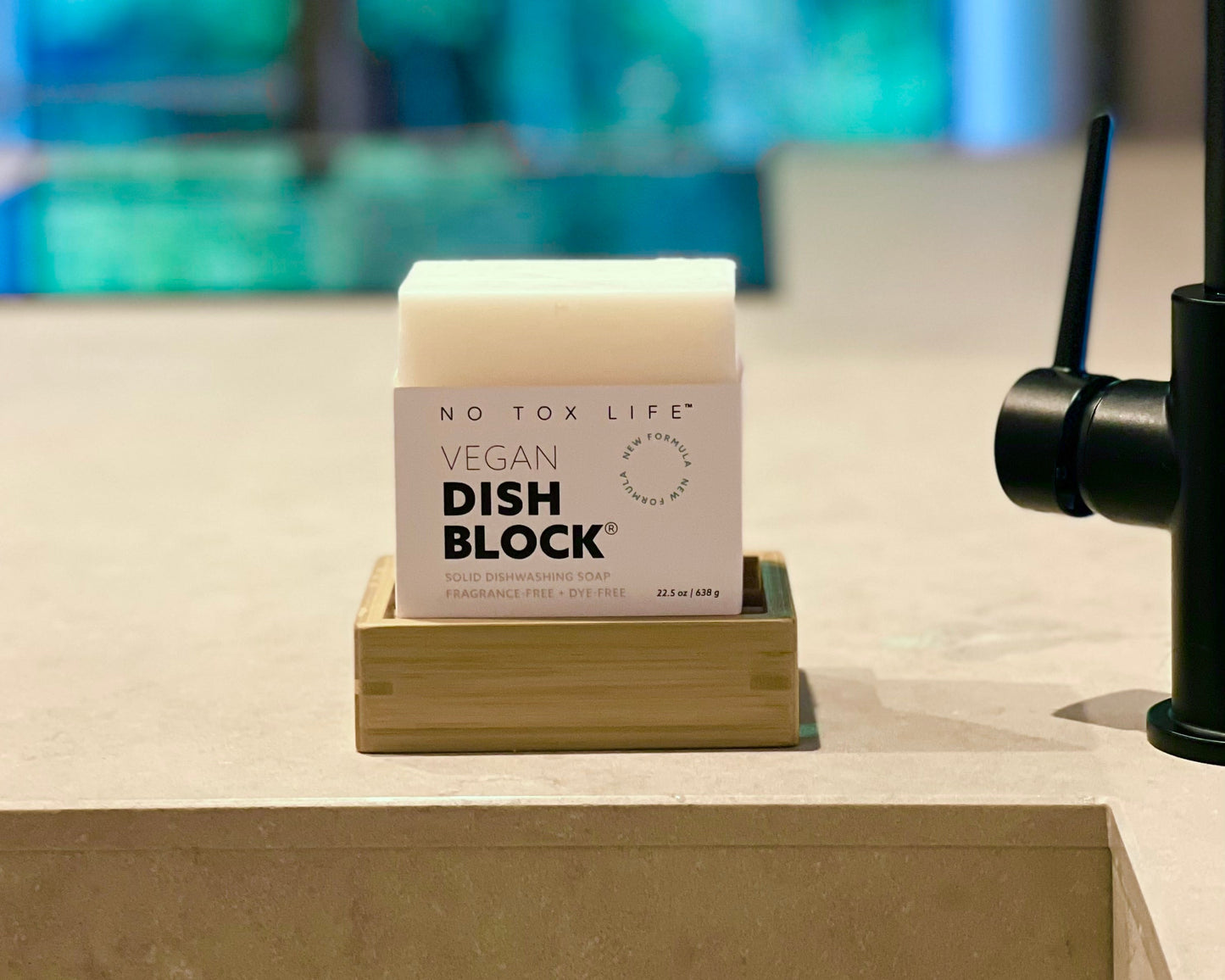 No tox life - Vegan DISH BLOCK® ヴィーガンディッシュブロック食器用石鹸(MEGAサイズ)【単品】