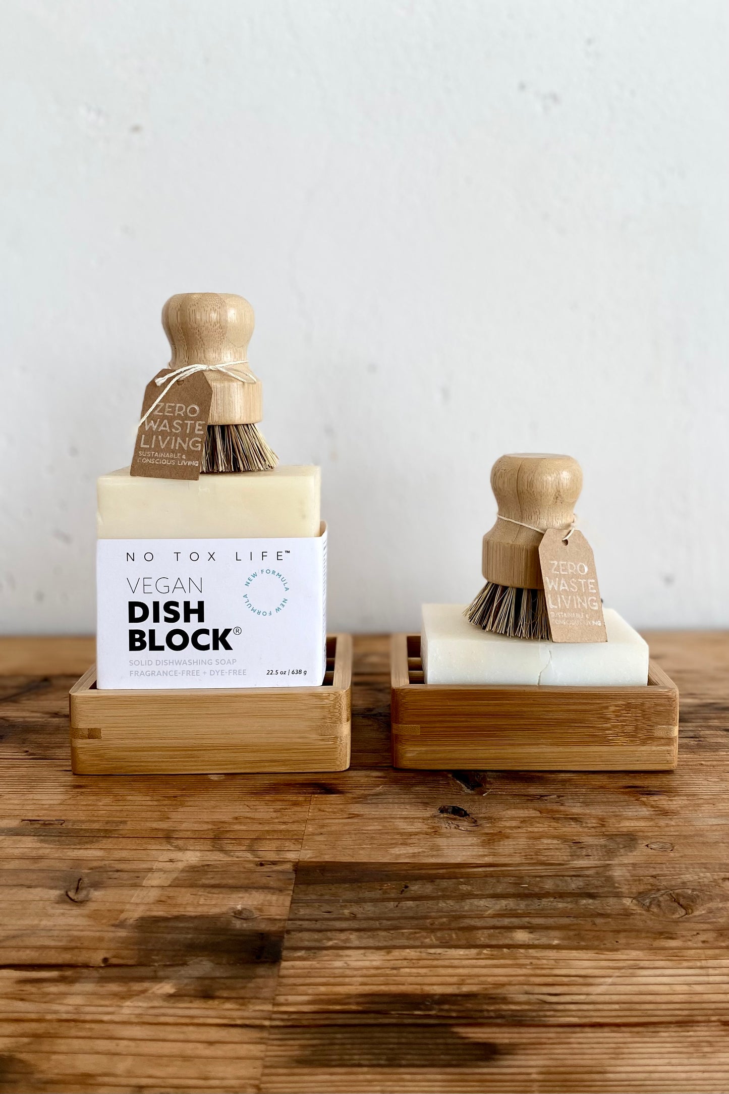 ヴィーガンディッシュブロックVegan Dish Block No tox life - スターターセット(選べるブラシ付き,Regularサイズ)