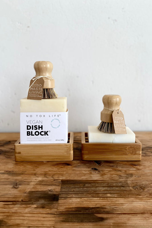 No tox life - Vegan Dish Block ヴィーガンディッシュブロックスターターセット(選べるブラシ付き,MEGAサイズ)
